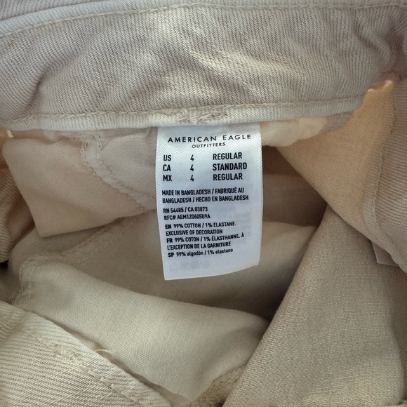 NWT’s American Eagle Highest Rise khaki denim skirt size 4 - Picture 7 of 9